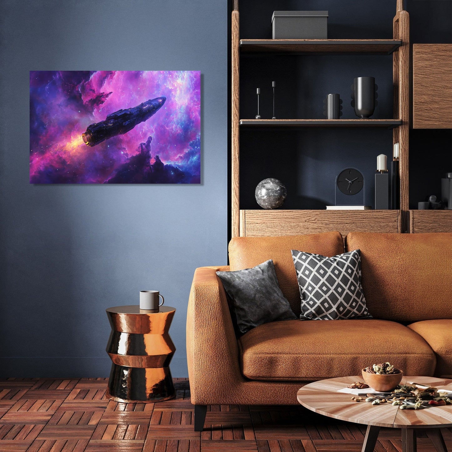 Escape Capsule Nebula Canvas