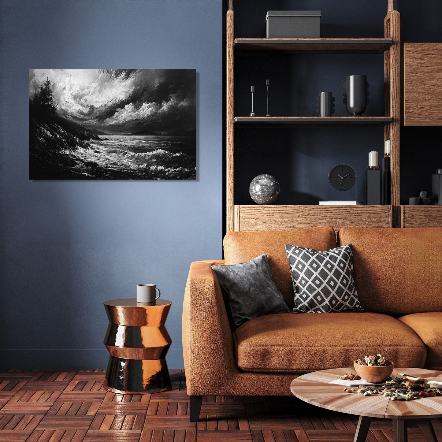 Serene Shores Chaos Canvas