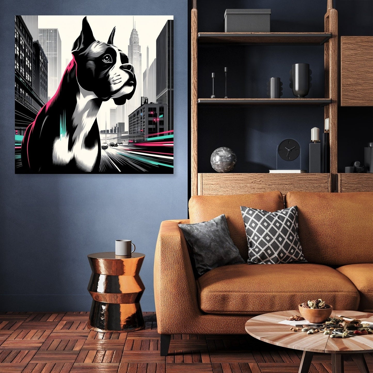 Urban Boxer City Life Canvas