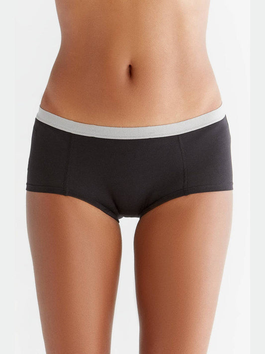 Organic Cotton Boyshorts with Elastic Waistband