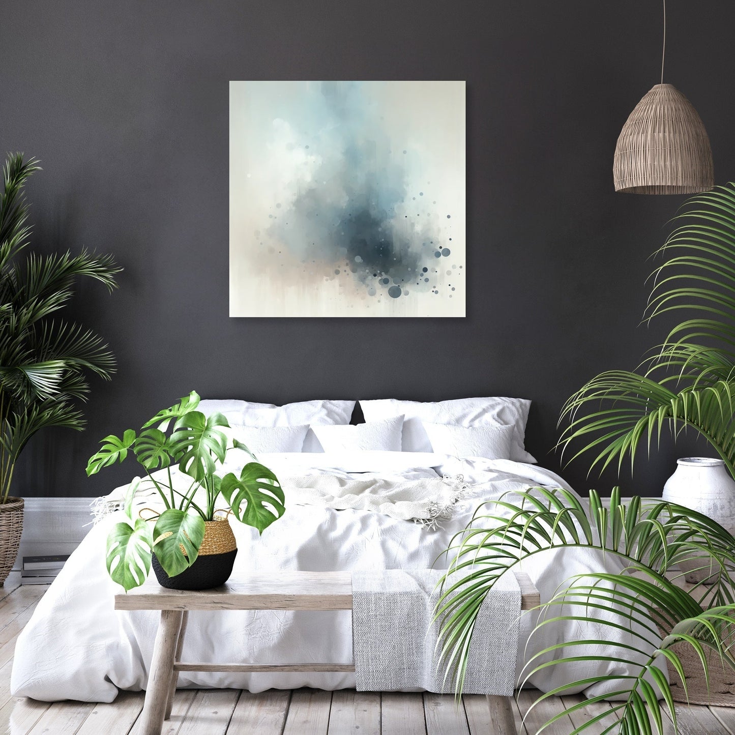 Helplessness Drifted Canvas