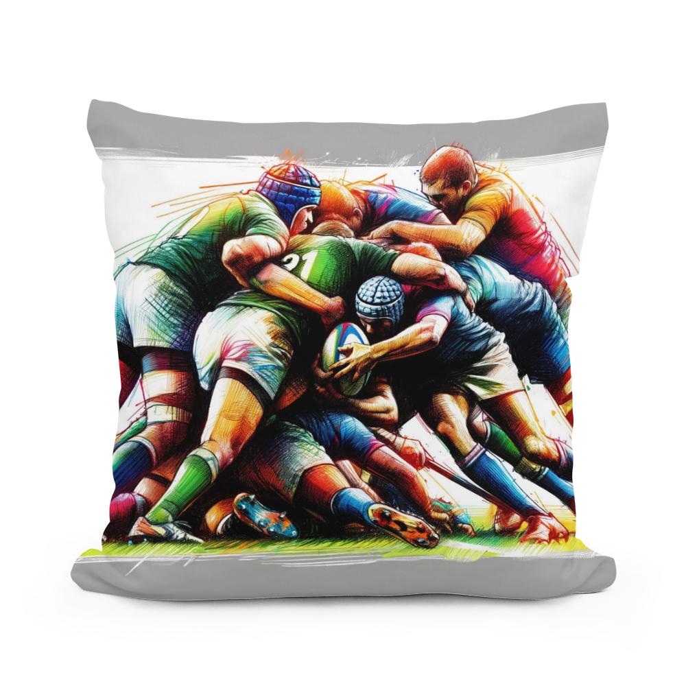 Scrum Sketch Cotton Cushion