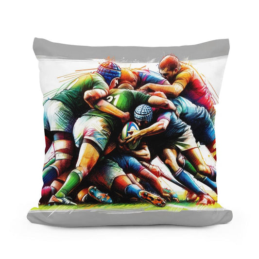 Scrum Sketch Cotton Cushion