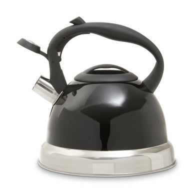 Zion Black 3000Ml Whistling Kettle