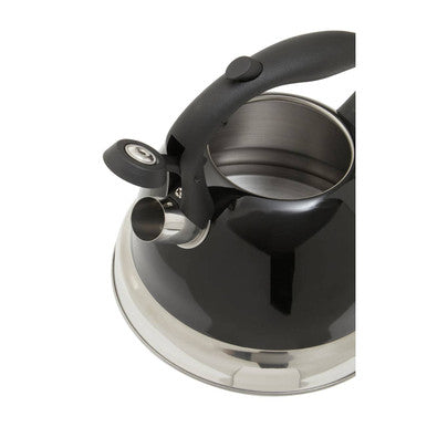 Zion Black 3000Ml Whistling Kettle