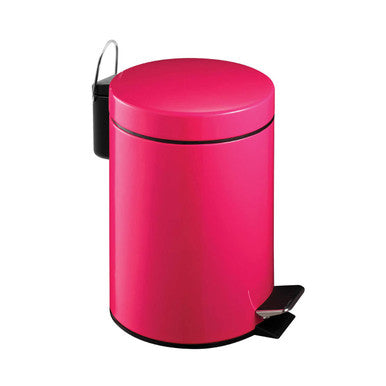3 Ltr Hot Pink Pedal Bin