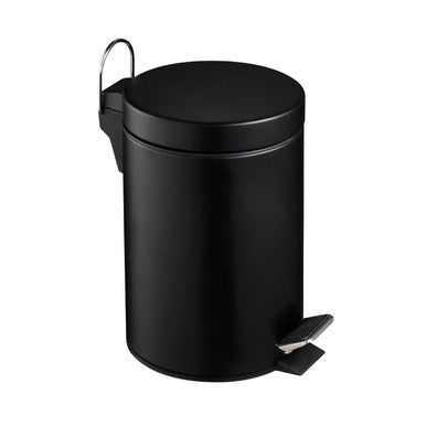 Parker Black 3 Litre Pedal Bin