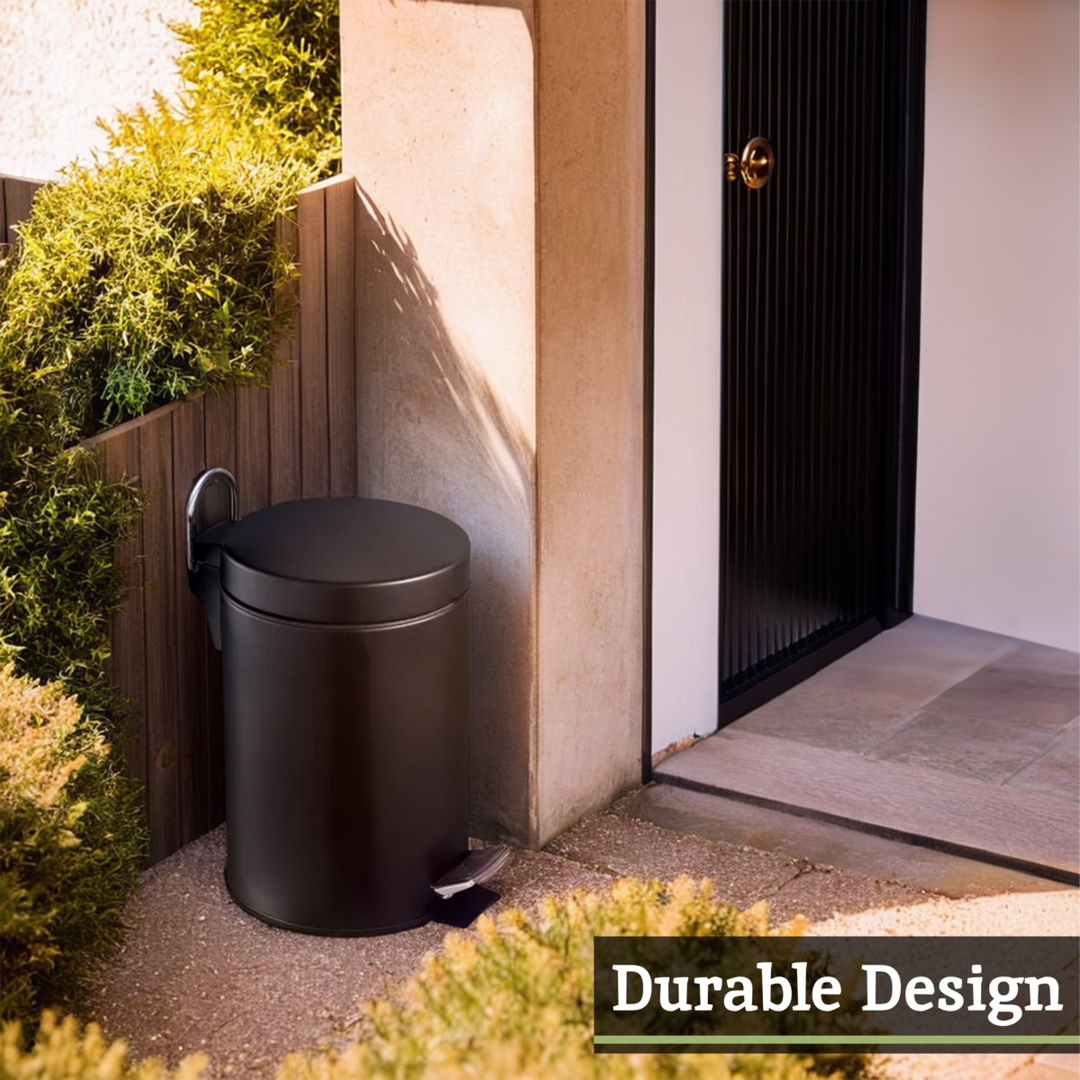 Parker Black 3 Litre Pedal Bin