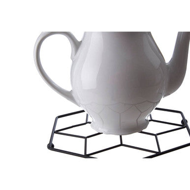 Vertex Contour Matt Black Trivet