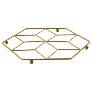 Vertex Matte Gold Contour Trivet