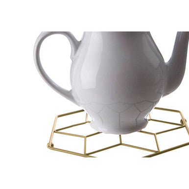 Vertex Matte Gold Contour Trivet