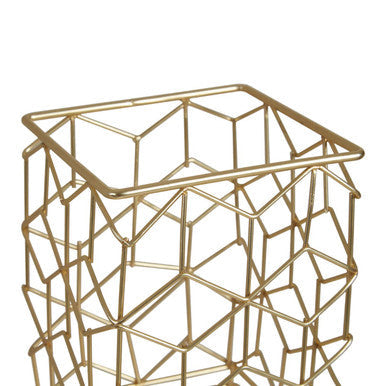 Vertex Contour Matte Gold Utensil Holder
