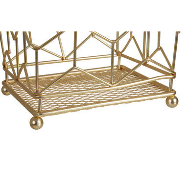 Vertex Contour Matte Gold Utensil Holder