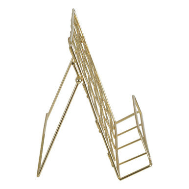 Deco Matte Gold Cook Book Stand | Vertex