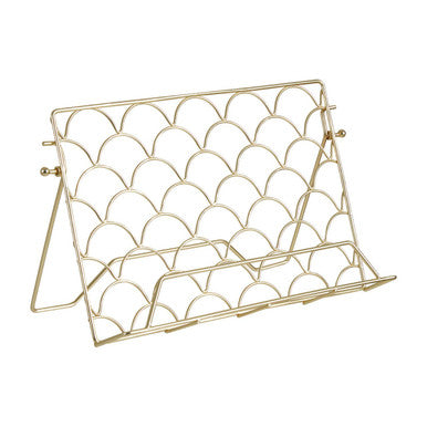 Vertex Deco Matte Gold Cook Book Stand