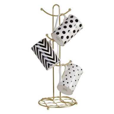 Vertex Deco Matte Gold Mug Tree