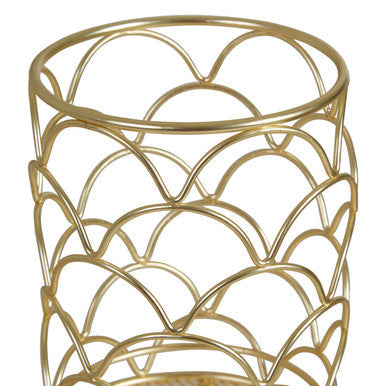 Vertex Deco Matte Gold Utensil Holder
