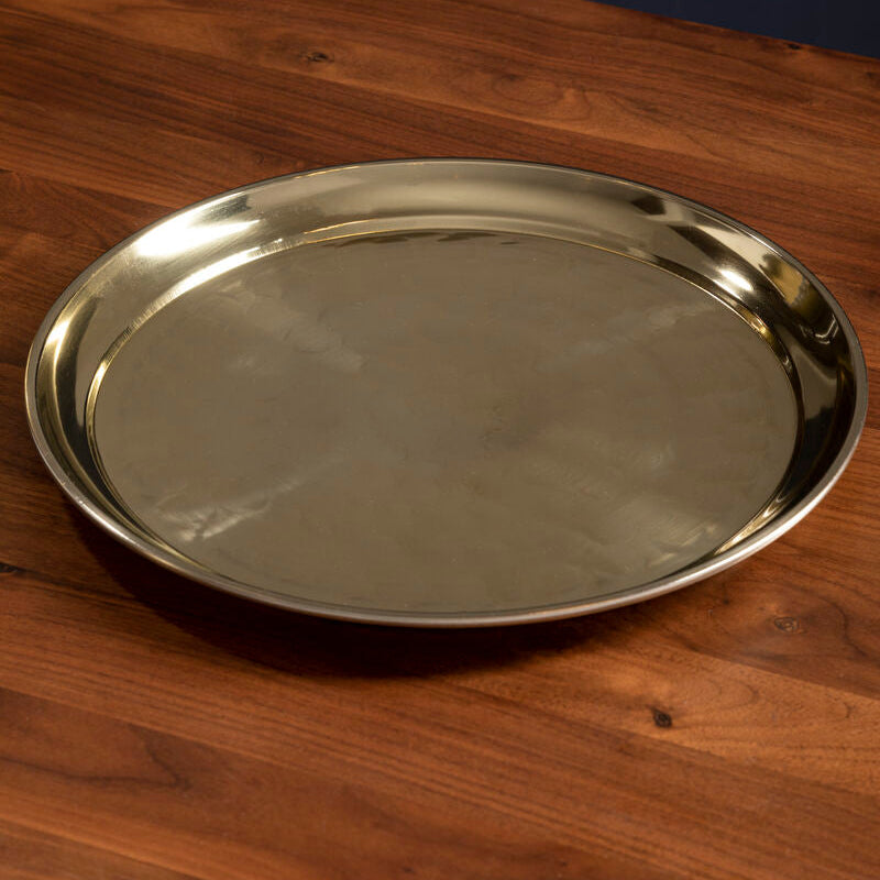 Miressa Small Serving Plate In Stainless Steel