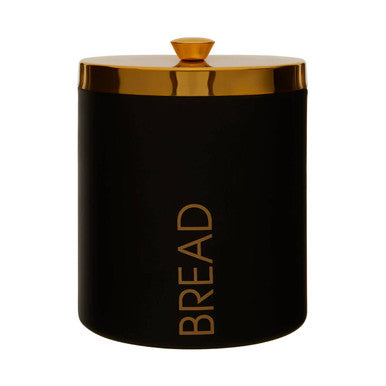 Liberty Black Enamel Finish Bread Bin