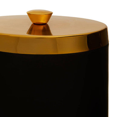 Liberty Black Enamel Finish Bread Bin