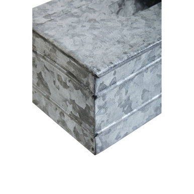 Drummond Rectangular Galvanised Steel Tissue Box