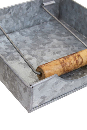 Drummond Galvanised Steel Napkin Holder