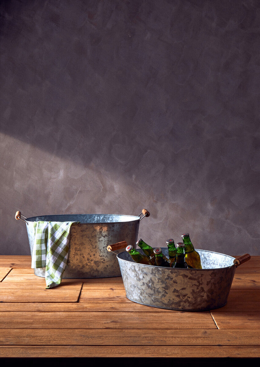 Drummond Galvanised Steel Drinks Tub