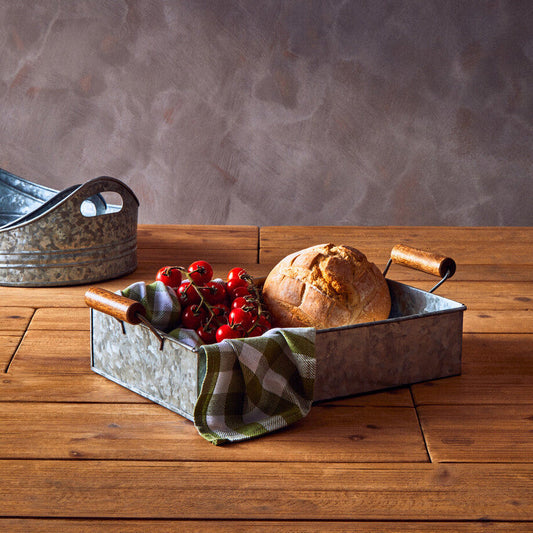 Drummond Galvanised Steel Rectangular Tray