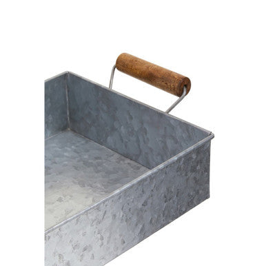 Galvanised Steel Rectangular Tray | Drummond