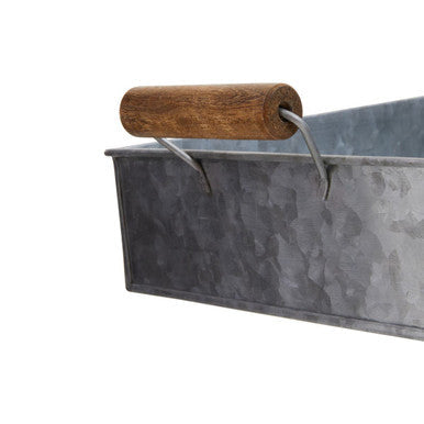 Galvanised Steel Rectangular Tray | Drummond