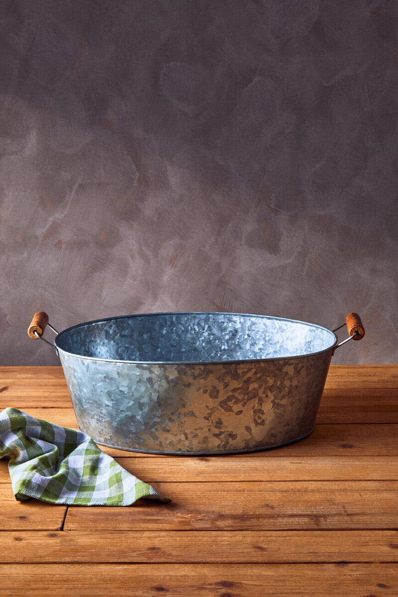 Drummond Large Boat Shape Galvanised Steel Tray