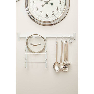 Set Of Ten Sorello Matt White Hooks