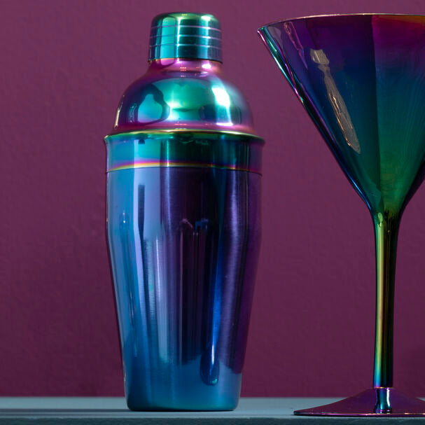 Auden Cocktail Shaker In Oil Slick Finish