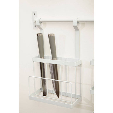 Sorello White Iron Hanging Knife Storage Rack