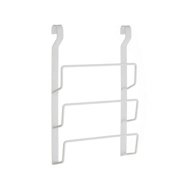Sorello White Iron Hanging Pan Lid Rack