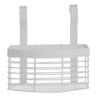 Sorello White Iron Hanging Storage Basket
