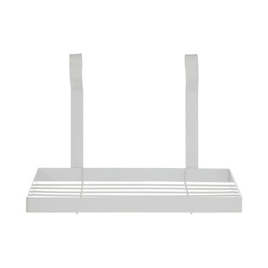 Sorello White Iron Single Shelf Storage Rack