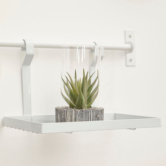 Sorello White Hanging Shelf Storage Rack