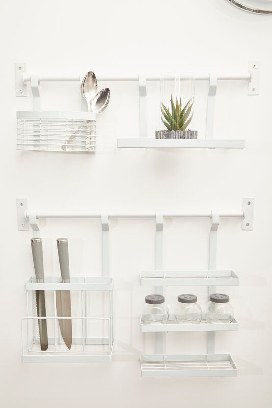 Sorello White Hanging Shelf Storage Rack