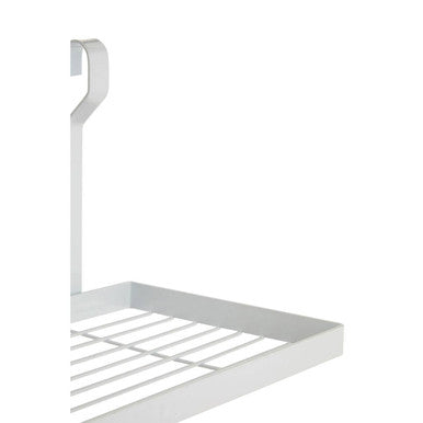 Sorello White Iron Single Shelf Storage Rack