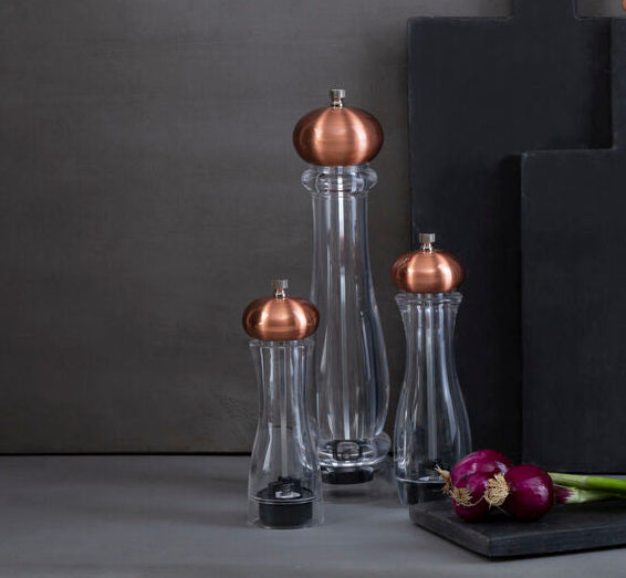 Cody Salt / Pepper Medium Clear and Copper Mill