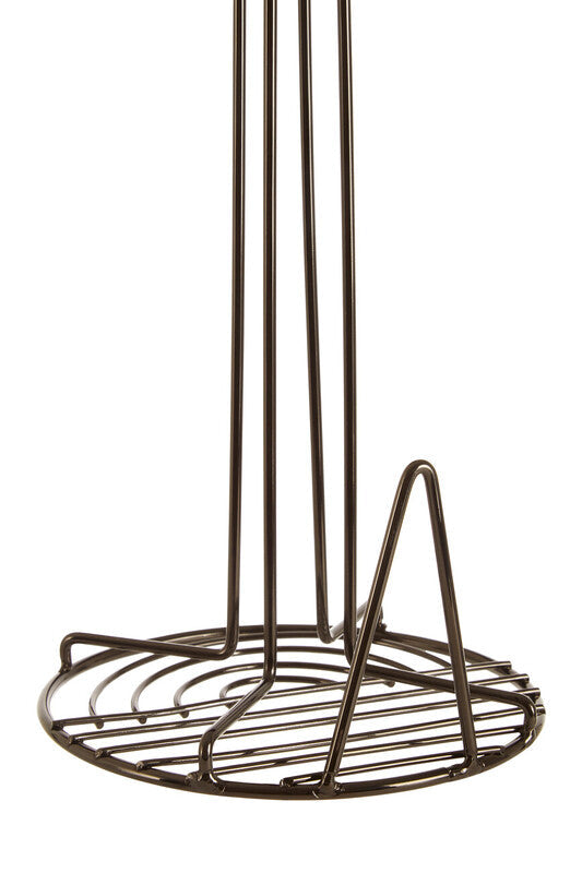 Vertex Kitchen Roll Holder with Black Nickel Finish