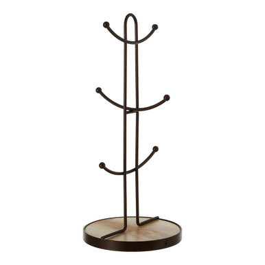 Vertex Bronze Powder Coated 6 Mug Tree