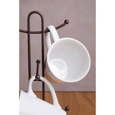 Vertex Bronze Powder Coated 6 Mug Tree