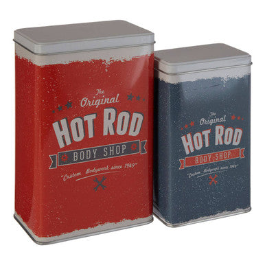 Paice Set Of 2 Hot Rod Storage Canisters