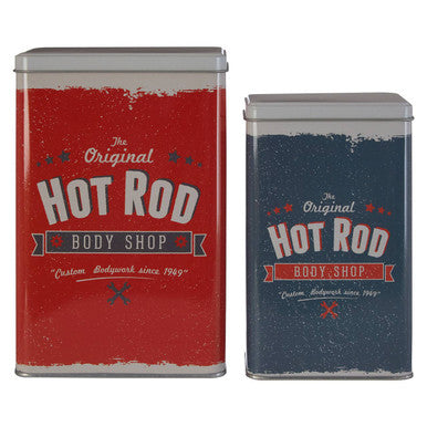 Paice Set Of 2 Hot Rod Storage Canisters