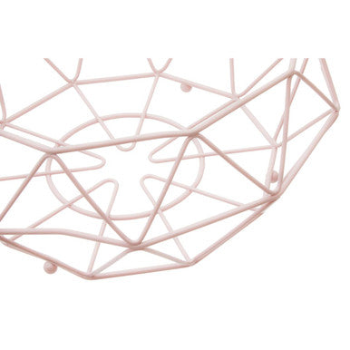 Pink Fruit Basket with Ball Feet | Vertex