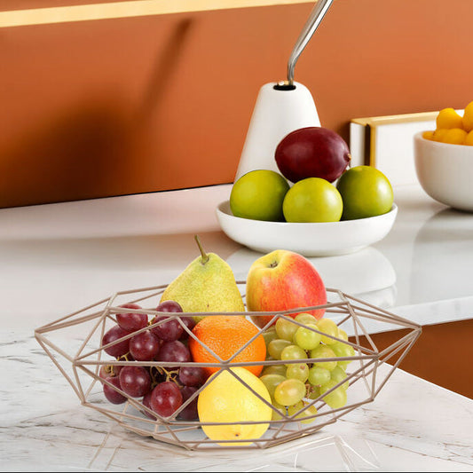 Vertex Pink Finish Fruit Basket
