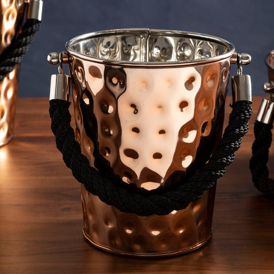 Miressa Small Copper Finish Party Bucket
