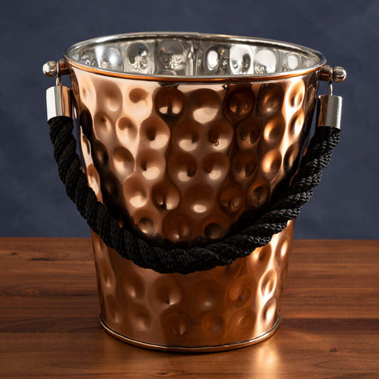 Miressa Medium Copper Finish Party Bucket